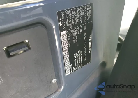 2019 Mercedes-Benz Sprinter 2500/3500 z USA, uszkodzony, nr VIN WD4PF1CD3KP127035